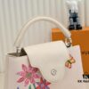 693076186e68136f4d9a6494 Upgraded Version M21756 White LV x YK Capucines Medium Handbag
