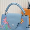 693076236e68136f4d9a64b0 Upgraded Version M21756 Blue LV x YK Capucines Medium Handbag