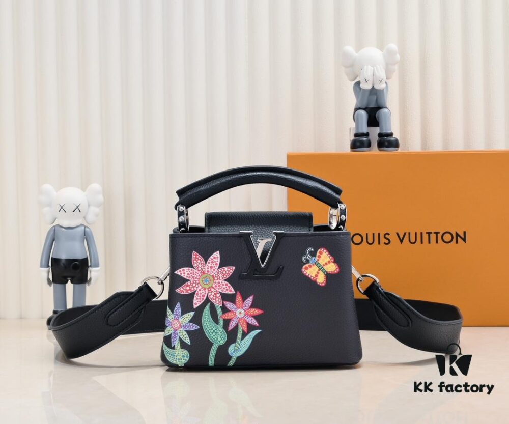 693076246e68136f4d9a64b2 Upgraded Version M21754 Black LV x YK Capucines Mini Bag