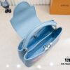 693076276e68136f4d9a64b7 Upgraded Version M21756 Blue LV x YK Capucines Medium Handbag