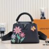 693076286e68136f4d9a64ba Upgraded Version M21755 Black LV x YK Capucines Small Handbag
