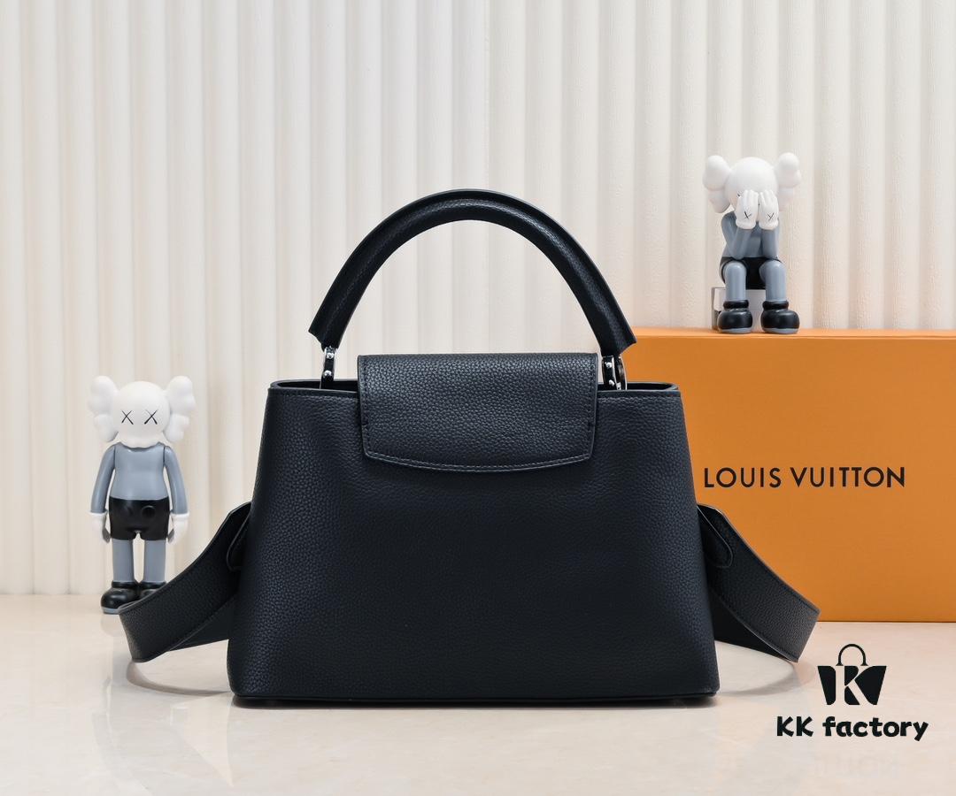 6930762d6e68136f4d9a64c4 Upgraded Version M21756 Black LV x YK Capucines Medium Handbag