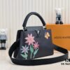 6930762d6e68136f4d9a64c8 Upgraded Version M21756 Black LV x YK Capucines Medium Handbag