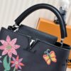 6930762e6e68136f4d9a64c9 Upgraded Version M21756 Black LV x YK Capucines Medium Handbag