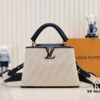 693076336e68136f4d9a64d4 Upgraded M59873 Linen with Black and Gold Hardware