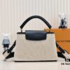 693076386e68136f4d9a64e0 Upgraded M59969 Linen with Black Gold-Tone Hardware