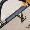 6930763a6e68136f4d9a64e5 Upgraded M59969 Linen with Black Gold-Tone Hardware