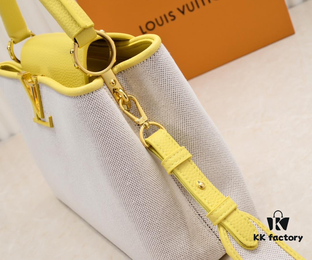 693076446e68136f4d9a64fe Upgraded M59969 Linen Canvas with Gold-Tone Hardware
