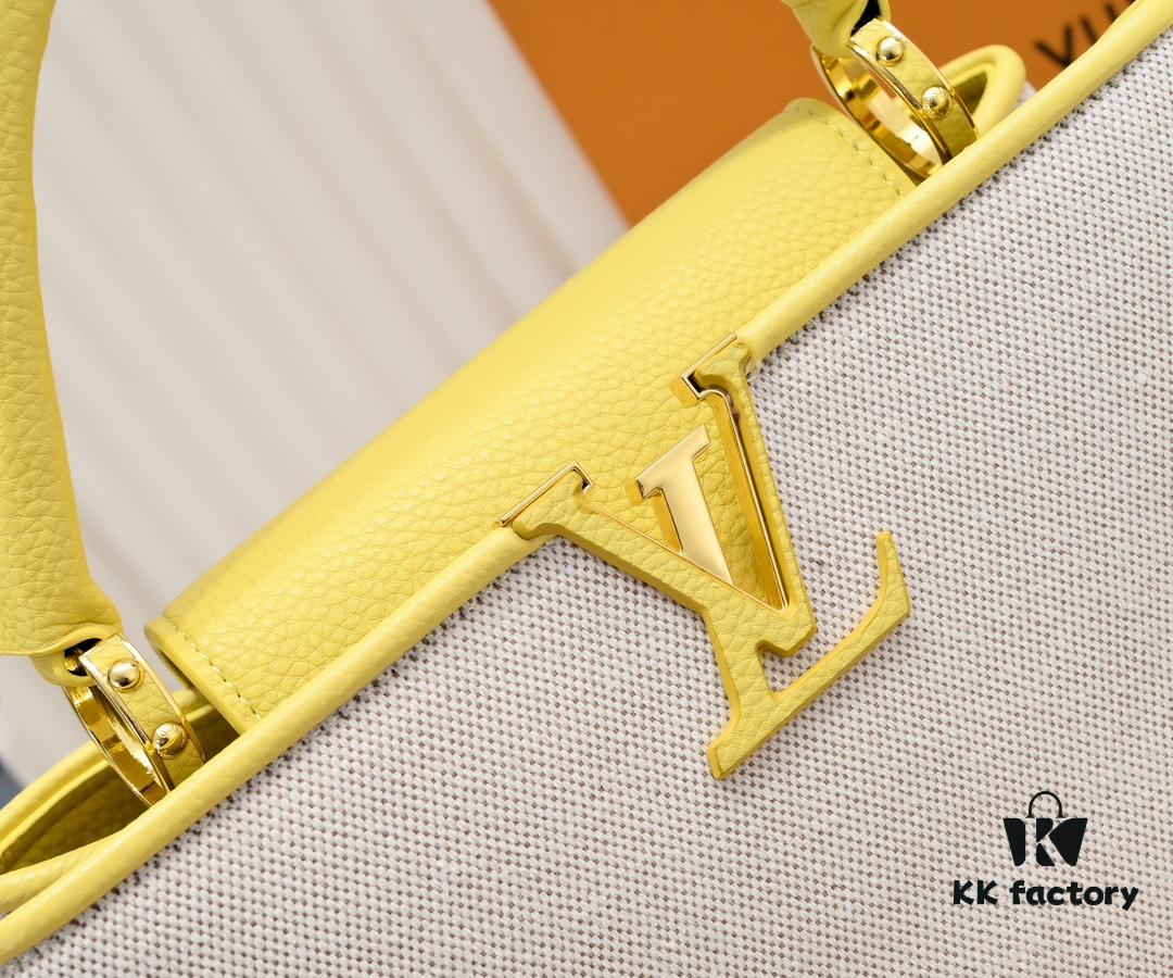 693076456e68136f4d9a6500 Upgraded M59969 Linen Canvas with Gold-Tone Hardware