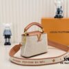 Upgraded M59872 Linen with Light Earth-Gold Tone Hardware