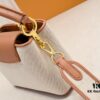 Upgraded M59872 Linen with Light Earth-Gold Tone Hardware