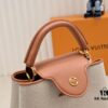 6930764c6e68136f4d9a6510 Upgraded M59873 Linen with Light Beige Gold-Tone Hardware