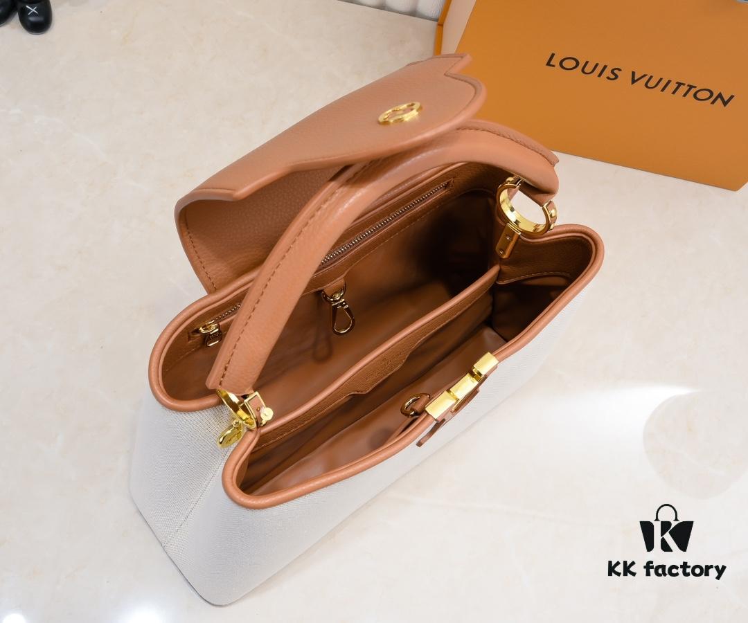 693076526e68136f4d9a651e Upgraded M59969 Linen with Light Terracotta Gold-Tone Hardware