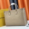 Medium Authentic Original Bubble Seal M45595 45607 44571 By The Pool Capsule Collection OnTheGo Medium Tote Bag in Monogram Empreinte Leather