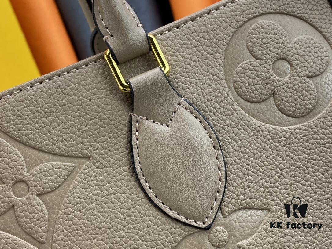 Medium Authentic Original Bubble Seal M45595 45607 44571 By The Pool Capsule Collection OnTheGo Medium Tote Bag in Monogram Empreinte Leather
