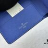 6930767b6e68136f4d9a6576 Wallet Model: M40452 Deep Blue Check Louis Vuitton Classic Brazza Wallet