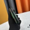 Wallet Model: M40452 Green Grid Louis Vuitton Classic Brazza Wallet