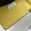 Wallet Model: M40452 Yellow Checkered Louis Vuitton Classic Brazza Wallet