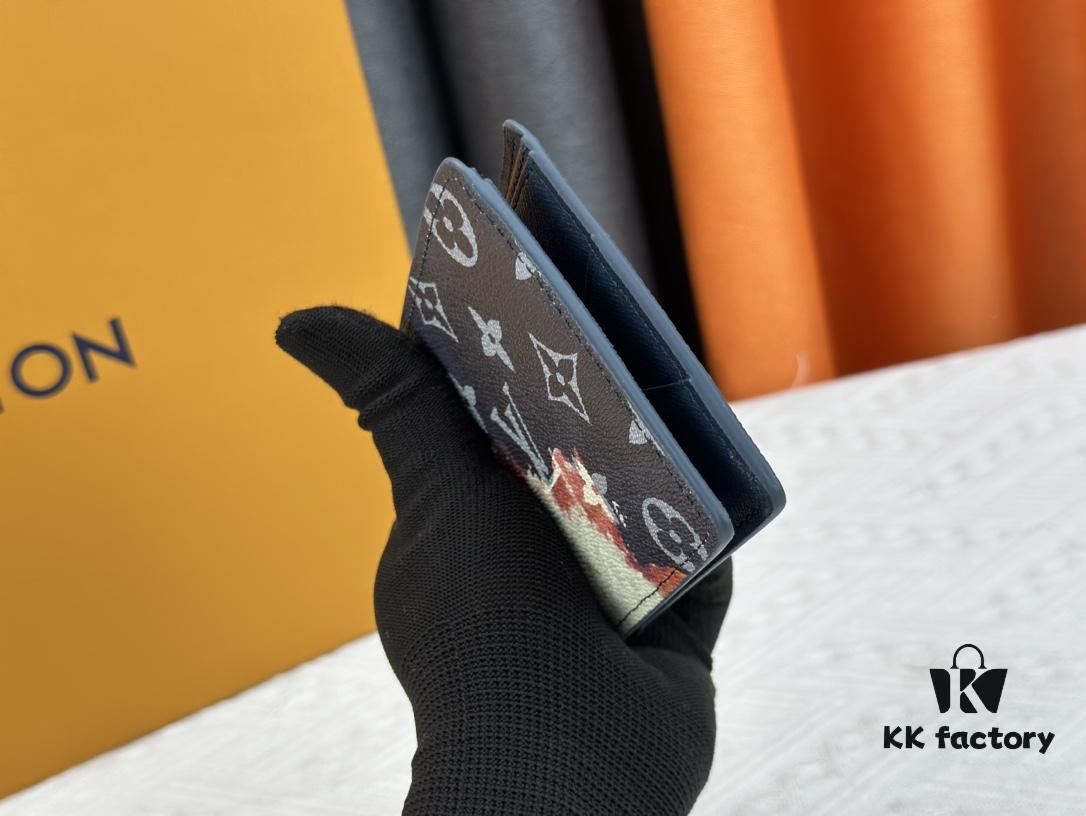 693076846e68136f4d9a6589 Wallet Model: N60895 Balsa Printed Louis Vuitton Classic Brazza Wallet