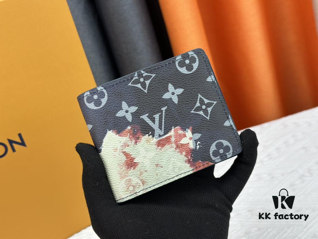 693076846e68136f4d9a658a Wallet Model: N60895 Balsa Printed Louis Vuitton Classic Brazza Wallet