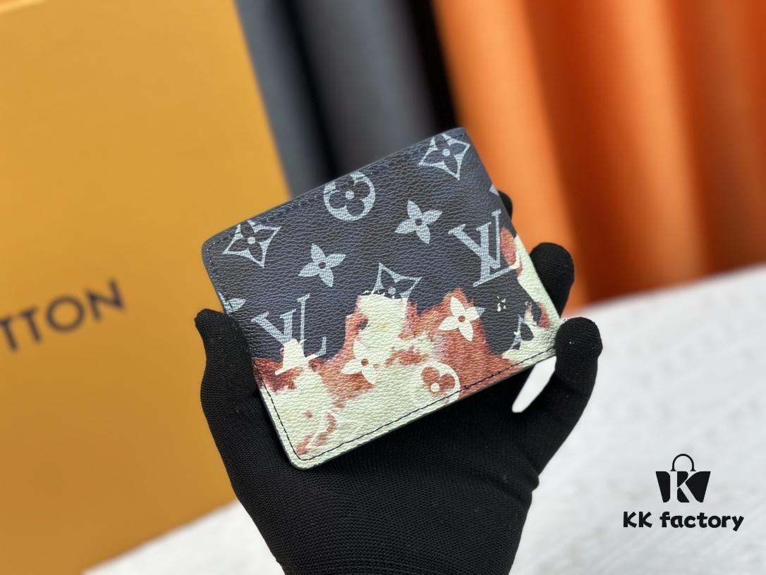 693076856e68136f4d9a658c Wallet Model: N60895 Balsa Printed Louis Vuitton Classic Brazza Wallet