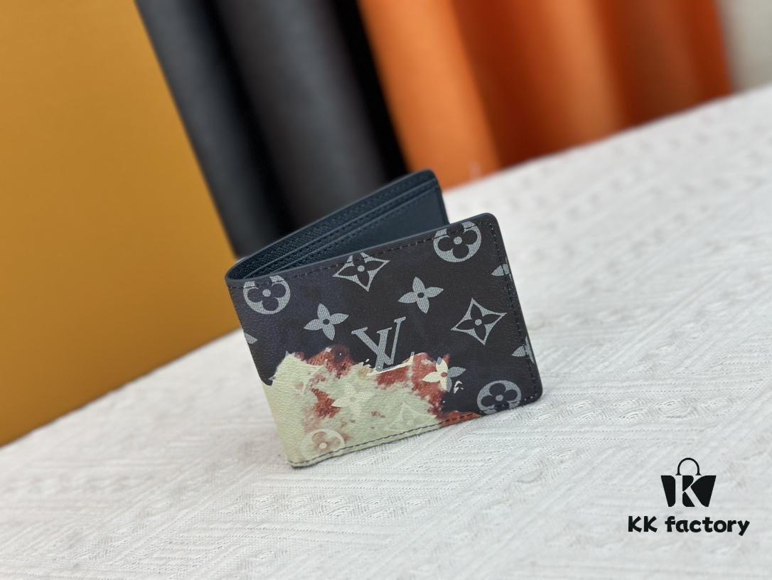693076876e68136f4d9a6591 Wallet Model: N60895 Balsa Printed Louis Vuitton Classic Brazza Wallet