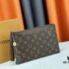 693076a96e68136f4d9a65c4 M60910, Real Item Photography, Exquisitely Crafted Pallas Clutch Combining Classic Monogram Canvas with Vibrant Colors for a Delightful Effect
