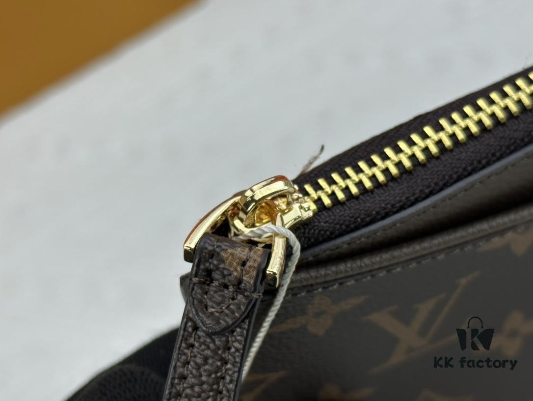 693076ad6e68136f4d9a65cc M60910, Real Item Photography, Exquisitely Crafted Pallas Clutch Combining Classic Monogram Canvas with Vibrant Colors for a Delightful Effect