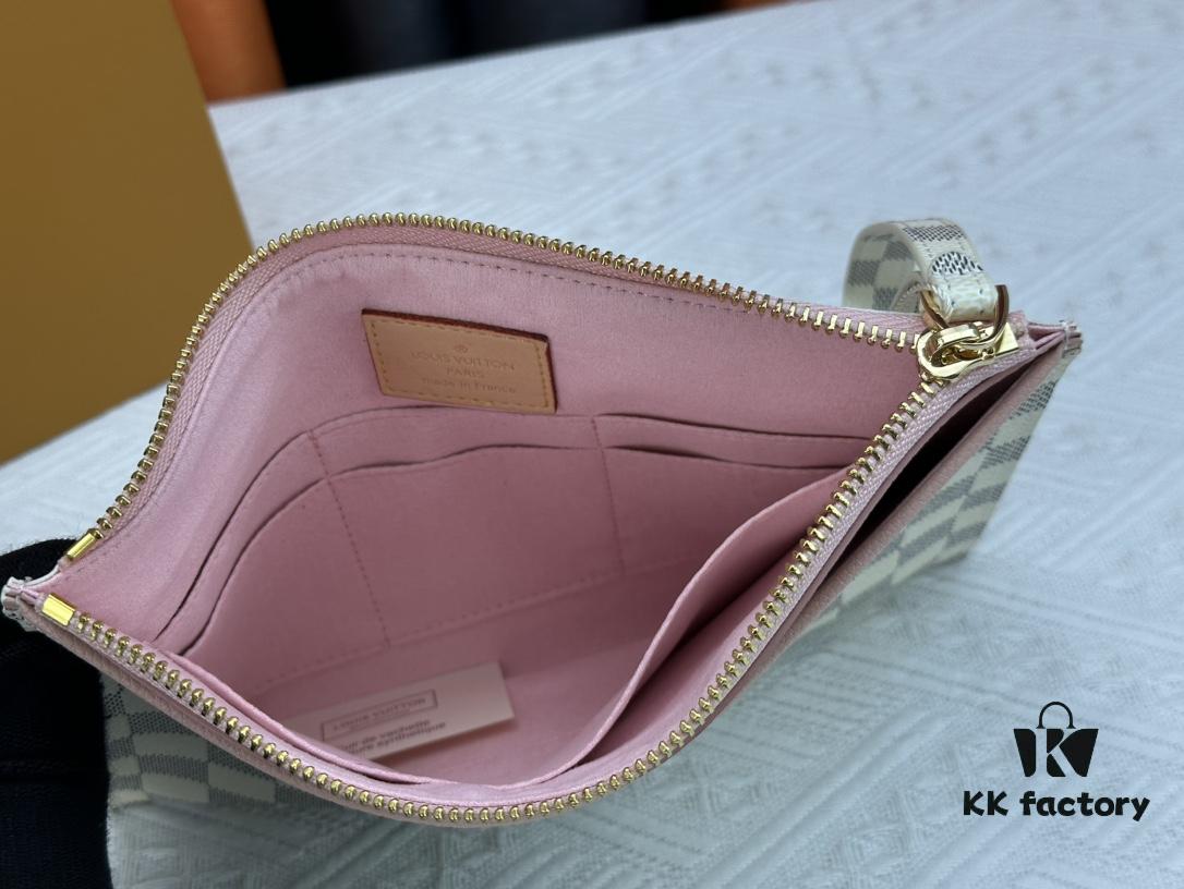 693076b36e68136f4d9a65d7 M60910, Real Item Photography, Exquisitely Crafted Pallas Handbag Combining Classic Monogram Canvas with Vibrant Colors for a Delightful Effect