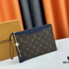 693076b46e68136f4d9a65dc M60910, Real Item Photography, Exquisitely Crafted Pallas Clutch Combining Classic Monogram Canvas with Vibrant Colors for a Delightful Effect