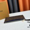 693076b46e68136f4d9a65de M60910, Real Item Photography, Exquisitely Crafted Pallas Clutch Combining Classic Monogram Canvas with Vibrant Colors for a Delightful Effect
