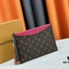 693076b86e68136f4d9a65e6 M60910, Real Item Photography, Exquisitely Crafted Pallas Handbag Combining Classic Monogram Canvas with Vibrant Colors for a Delightful Effect