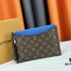 693076bc6e68136f4d9a65eb M60910, Real Product Photography, Exquisitely Crafted Pallas Clutch Combining Classic Monogram Canvas with Vibrant Colors for a Delightful Effect
