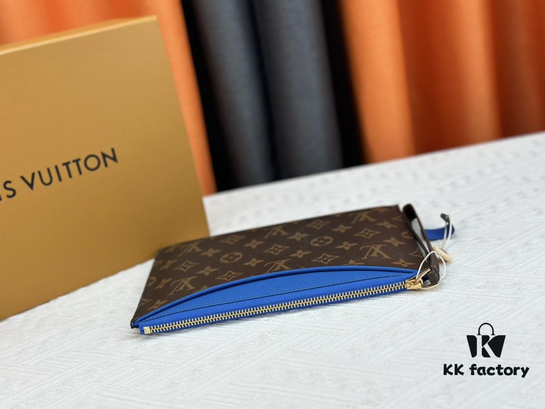 693076bc6e68136f4d9a65ed M60910, Real Product Photography, Exquisitely Crafted Pallas Clutch Combining Classic Monogram Canvas with Vibrant Colors for a Delightful Effect
