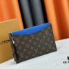 693076bd6e68136f4d9a65ee M60910, Real Product Photography, Exquisitely Crafted Pallas Clutch Combining Classic Monogram Canvas with Vibrant Colors for a Delightful Effect