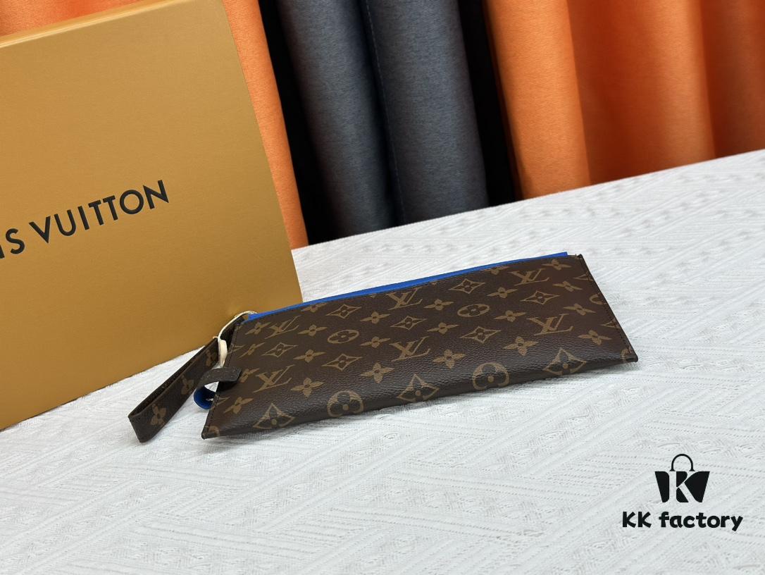 693076bd6e68136f4d9a65ef M60910, Real Product Photography, Exquisitely Crafted Pallas Clutch Combining Classic Monogram Canvas with Vibrant Colors for a Delightful Effect
