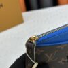 693076bd6e68136f4d9a65f1 M60910, Real Product Photography, Exquisitely Crafted Pallas Clutch Combining Classic Monogram Canvas with Vibrant Colors for a Delightful Effect