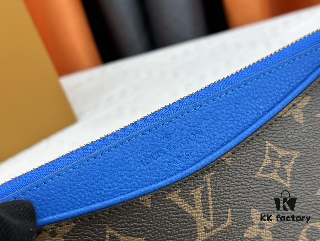 693076be6e68136f4d9a65f3 M60910, Real Product Photography, Exquisitely Crafted Pallas Clutch Combining Classic Monogram Canvas with Vibrant Colors for a Delightful Effect