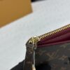693076c16e68136f4d9a65f8 M60910, Real Item Photography, Exquisitely Crafted Pallas Clutch Combining Classic Monogram Canvas with Vibrant Colors for a Delightful Effect