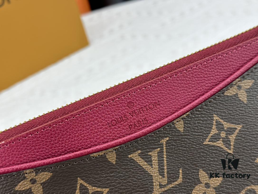 693076c26e68136f4d9a65fb M60910, Real Item Photography, Exquisitely Crafted Pallas Clutch Combining Classic Monogram Canvas with Vibrant Colors for a Delightful Effect