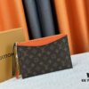 693076c46e68136f4d9a65fd M60910, Real Item Photography, This Exquisitely Crafted Pallas Clutch Combines Classic Monogram Canvas with Vibrant Colors for a Delightful Effect