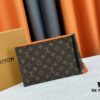 693076c56e68136f4d9a65ff M60910, Real Item Photography, This Exquisitely Crafted Pallas Clutch Combines Classic Monogram Canvas with Vibrant Colors for a Delightful Effect