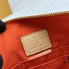 693076c96e68136f4d9a6605 M60910, Real Item Photography, This Exquisitely Crafted Pallas Clutch Combines Classic Monogram Canvas with Vibrant Colors for a Delightful Effect