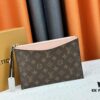 693076cd6e68136f4d9a660f M60910, Real Item Photography, Exquisitely Crafted Pallas Clutch Combining Classic Monogram Canvas with Vibrant Colors for a Delightful Effect