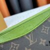 693076d46e68136f4d9a661c M60910, Real Item Photography, Exquisitely Crafted Pallas Clutch Combining Classic Monogram Canvas with Vibrant Colors for a Pleasing Effect