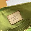 693076d86e68136f4d9a6622 M60910, Real Item Photography, Exquisitely Crafted Pallas Clutch Combining Classic Monogram Canvas with Vibrant Colors for a Pleasing Effect