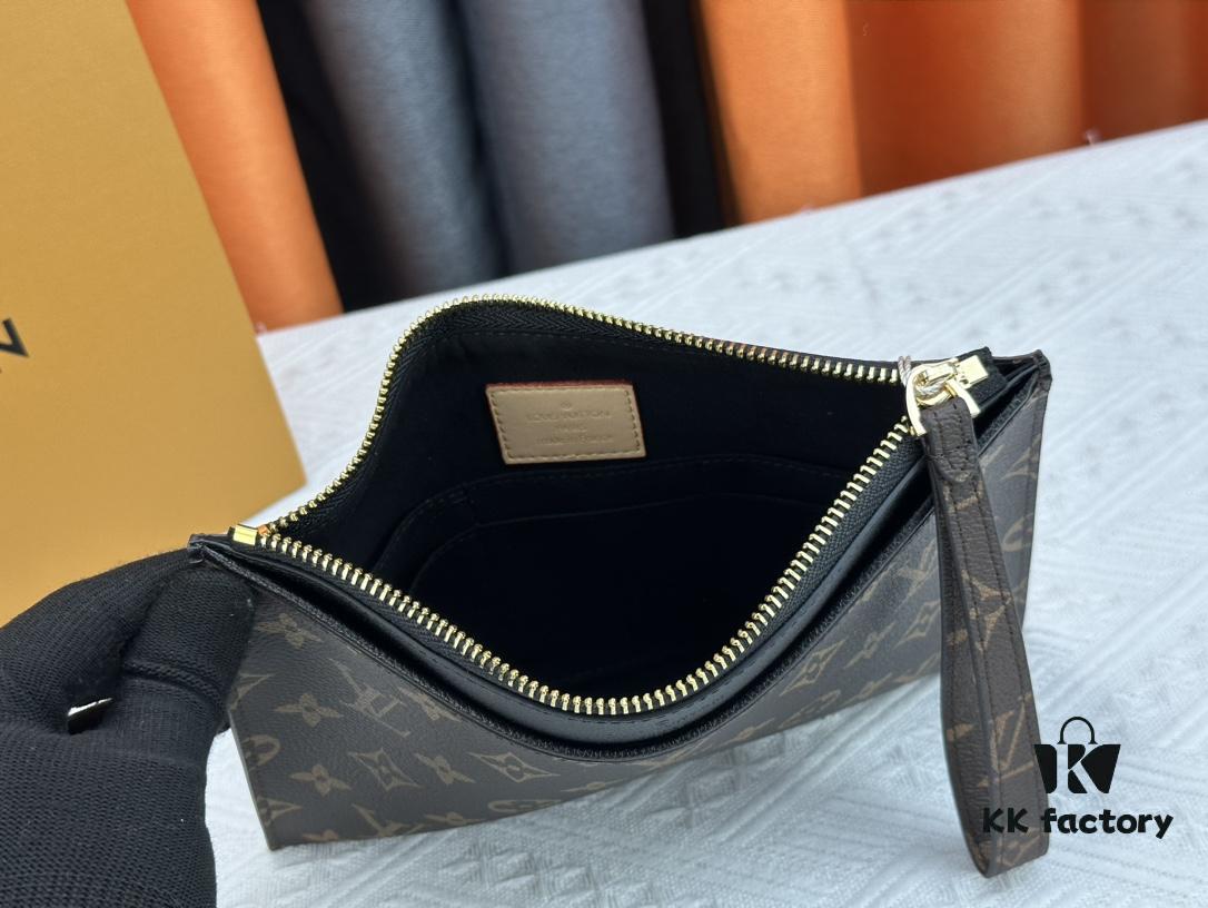 693076db6e68136f4d9a6626 M60910, Real Item Photography, Exquisitely Crafted Pallas Handbag Combining Classic Monogram Canvas with Vibrant Colors for a Delightful Effect