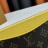 693076e06e68136f4d9a662f M60910, Real Item Photography, Exquisitely Crafted Pallas Clutch Combining Classic Monogram Canvas with Vibrant Colors for a Delightful Effect