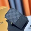 693076e76e68136f4d9a663d Top-Grade Original Louis Vuitton Hybrid Wallet in Black Monogram Shadow Leather