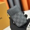 693076e86e68136f4d9a663e Top-Grade Original Louis Vuitton Hybrid Wallet in Black Monogram Shadow Leather